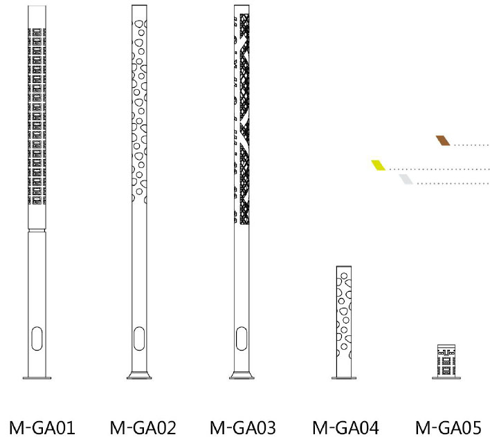 Aluminum-Lamppost-M-GA-05A