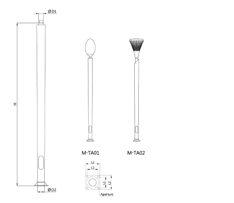 aluminum-light-pole M-TA