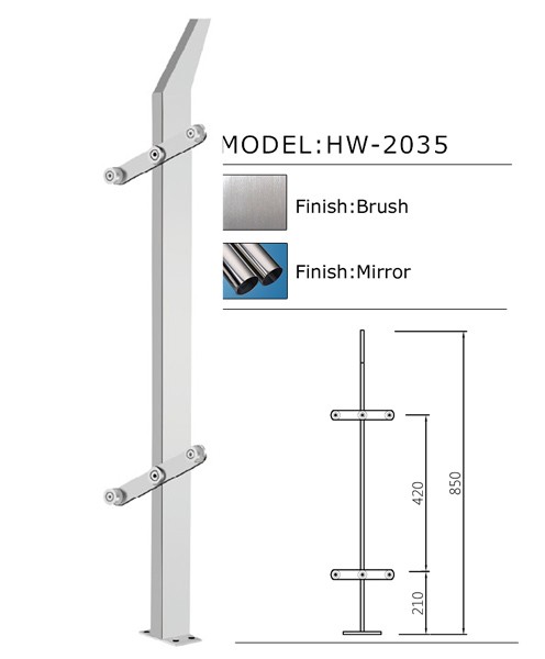 stair handrail-HW-2035